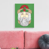 Kerstman/kerstman Canvas Afdruk (Insitu (Woonkamer))