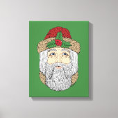 Kerstman/kerstman Canvas Afdruk (Voorkant)