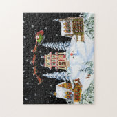 Kerstman, Kerstman, Claus, puzzel, rendier Legpuzzel (Verticaal)