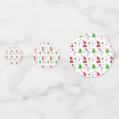 Kerstman kerstman confetti (Achterkanten)