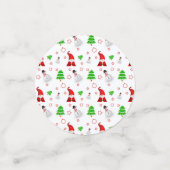 Kerstman kerstman confetti (Kleine voorkant)