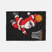 Kerstman Kerstman Dompelt Een Skelet Jongens Kinde Fleece Deken (Voorkant (Horizontaal))
