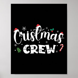 Kerstman Kerstman Familie Matching Groep Xmas Bo Poster