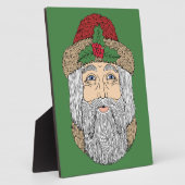 Kerstman/kerstman Fotoplaat (Zijkant)