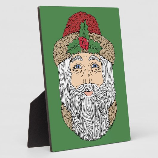 Kerstman/kerstman Fotoplaat (Zijkant)