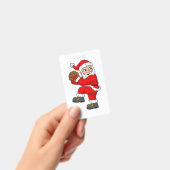 Kerstman Kerstman Honkbal Catcher Jongens Meisjes  Badge (Handheld)