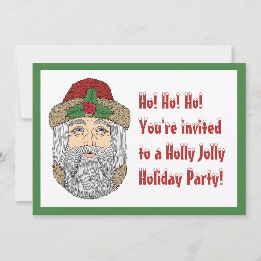 Kerstman/kerstman Kaart (Voorkant)