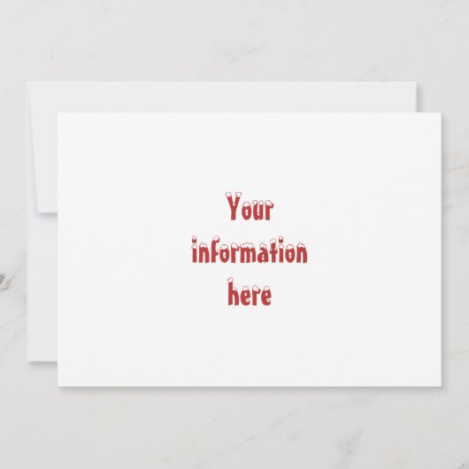 Kerstman/kerstman Kaart (Achterkant)