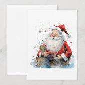 Kerstman, kerstman, kerst kaart (Voorkant / Achterkant)