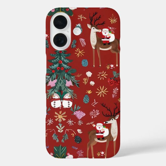 Kerstman, Kerstman, Kerstman Case-Mate iPhone Case (Achterkant)