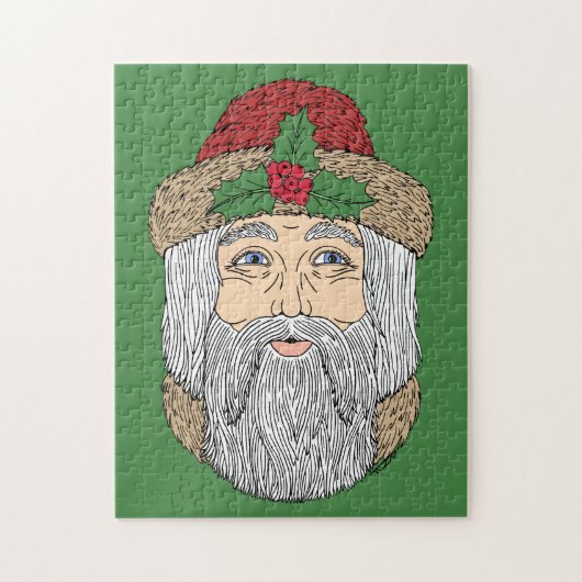 Kerstman/kerstman Legpuzzel (Verticaal)