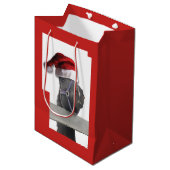 kerstman kerstman medium cadeauzakje (Voorkant Gekanteld)