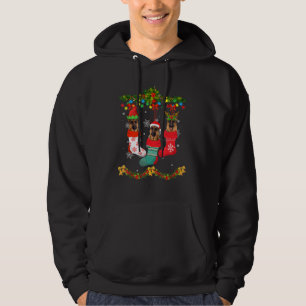 Kerstman: kerstman met herdersok Xmas rendierkerst Hoodie
