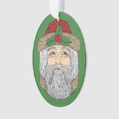 Kerstman/kerstman Ornament (voorkant)