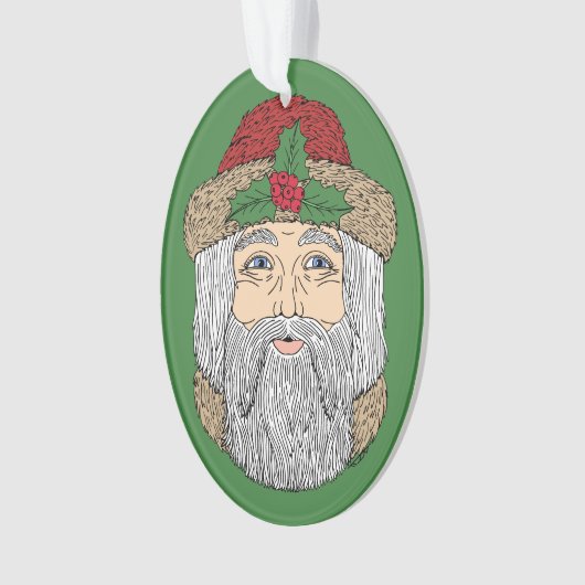 Kerstman/kerstman Ornament (voorkant)
