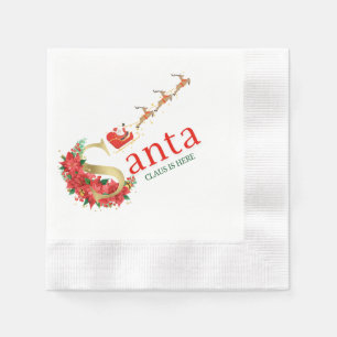 Kerstman Kerstman, Papier Bedacht Cocktail servet