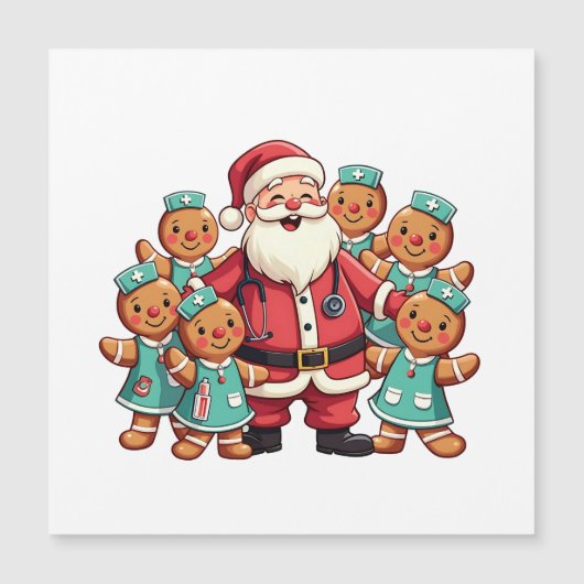 Kerstman Kerstman Peperkoek Verpleegkundigen (Voorkant)