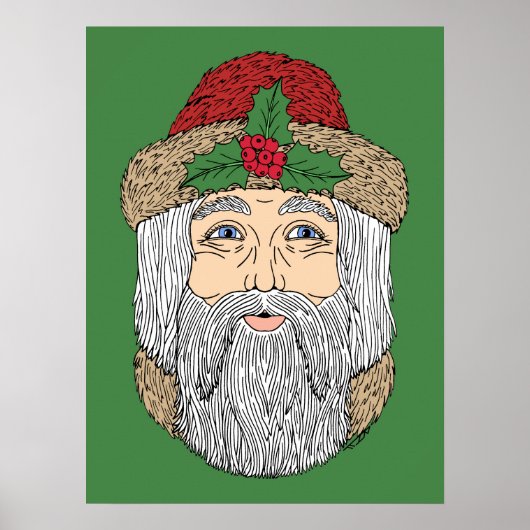 Kerstman/kerstman Poster (Voorkant)