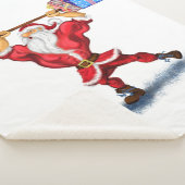 Kerstman: Kerstman: Sherpa Blanket Bodybuilder San Deken (3/4)