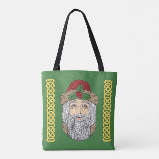 Kerstman/kerstman Tote Bag (Achterkant)