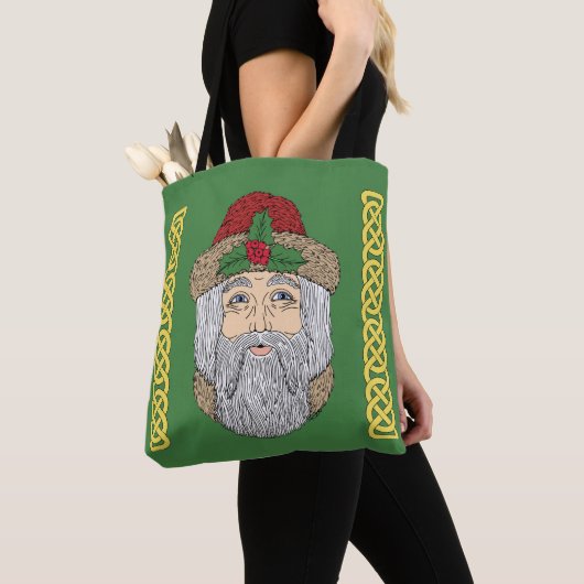 Kerstman/kerstman Tote Bag (Dichtbij)