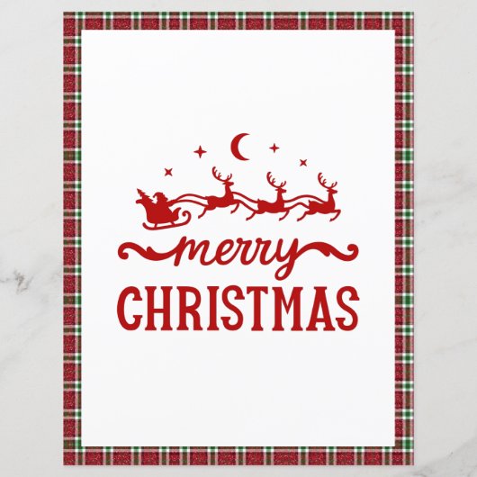 Kerstman Kerstman Verlanglijstje Voor Kinderen (Achterkant)