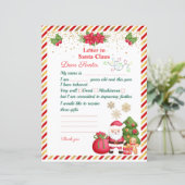 Kerstman Kerstman Verlanglijstje Voor Kinderen (Staand voorkant)