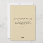 Kerstman Kerstman Vintage Feestdagenkaart (Achterkant)