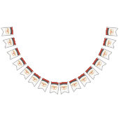 Kerstman/kerstman Vlaggetjes (Alle)