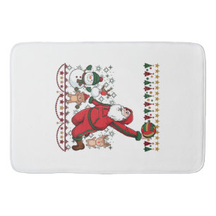 Kerstman Kerstman Volleybal Sneeuwman Rendier Badmat
