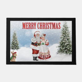 Kerstman Kerstmatten Deurmat