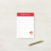 Kerstman Kerstmis Bewerkbare Dingen Om Te Doen Post-it® Notes (Op bureau)