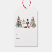 Kerstman Kerstmis Cadeaulabel (Voorkant)