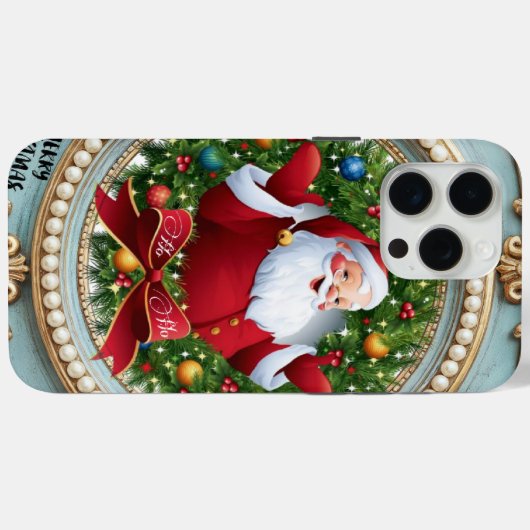 Kerstman Kerstmis Case-Mate iPhone Case (Achterkant (horizontaal))