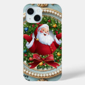 Kerstman Kerstmis Case-Mate iPhone Case (Achterkant)