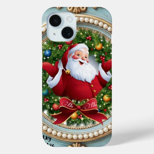 Kerstman Kerstmis Case-Mate iPhone Case (Achterkant)