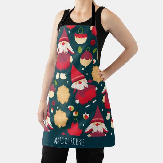 Kerstman Kerstmis Decoraties Water Patroon Schort (Insitu)