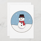 Kerstman Kerstmis Feestdagenkaart (Voorkant / Achterkant)