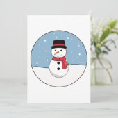 Kerstman Kerstmis Feestdagenkaart (Staand voorkant)