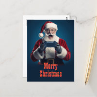 Kerstman Kerstmis Gamer
