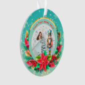 Kerstman Kerstmis, Gezinscadeau voor Kerst Ornament (voorkant)