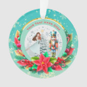 Kerstman Kerstmis, Gezinscadeau voor Kerst Ornament (voorkant)