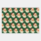 Kerstman Kerstmis Inpakpapier Vel (Voorkant 3)