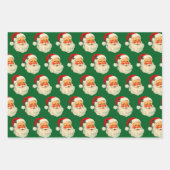 Kerstman Kerstmis Inpakpapier Vel (Voorkant 2)