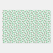Kerstman Kerstmis Inpakpapier Vel (Voorkant 3)
