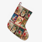 Kerstman Kerstmis Kaarten Meisje Cape Cat Grote Kerstsok (Voorkant (Hangend))