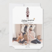 Kerstman Kerstmis Kerst Foto Kaart (Voorkant)