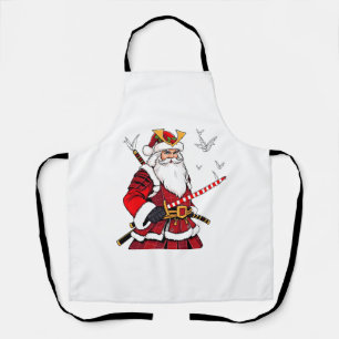 Kerstman Kerstmis Kerstman Japanse Kunst Samurai Schort