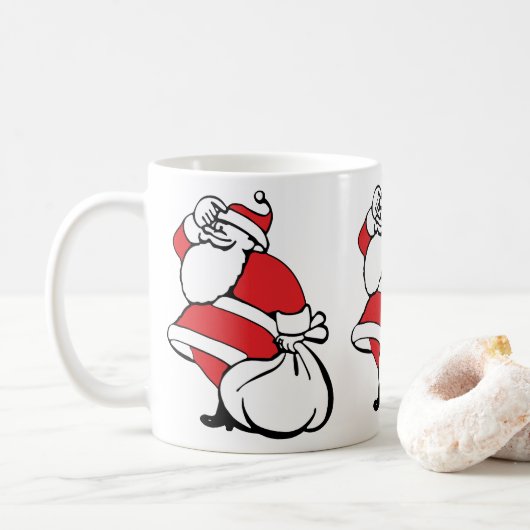 Kerstman Kerstmis Kerstman Zak met Speelgoed Koffiemok (Met donut)