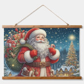 KERSTMAN (KERSTMIS) (KERSTMIS) HANGEND WANDKLEED (Voorkant)